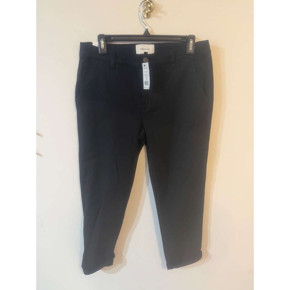 Current Elliott The Confidant Slim Chino Pants Clean Black 28